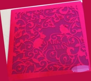 盤點(diǎn)明星婚禮喜帖：高圓圓剪紙喜帖 周杰倫玩3D  第6張