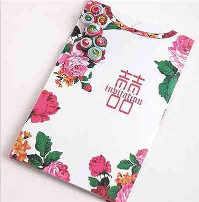 中式婚品很時尚：精美創意的結婚請柬  第4張