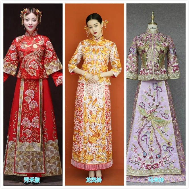 除了龍鳳褂和秀禾服，又有一種中式禮服火了！結婚前一定要知道  第4張