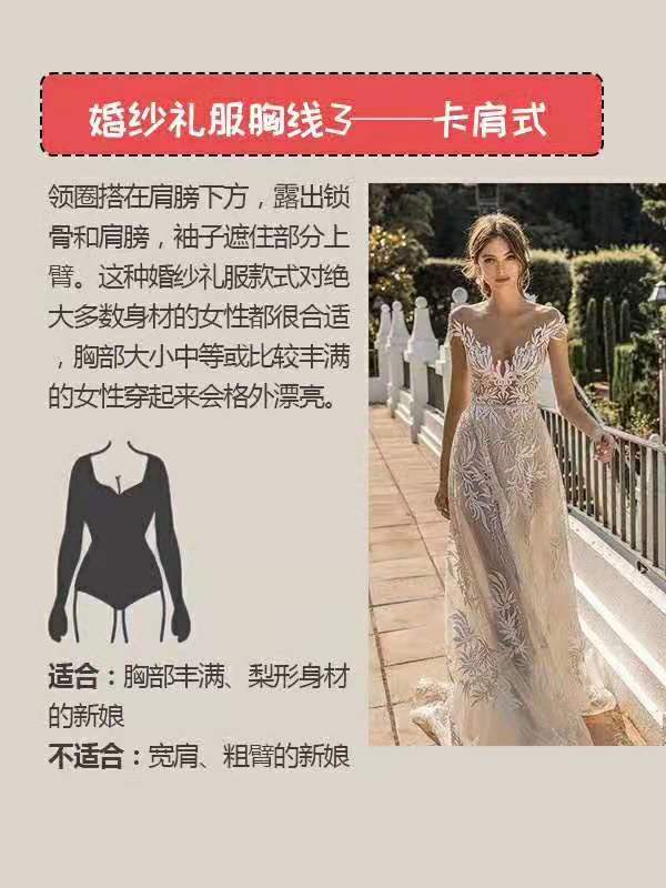 解讀：你最適合的婚紗領型 最后一個慎選！  第3張