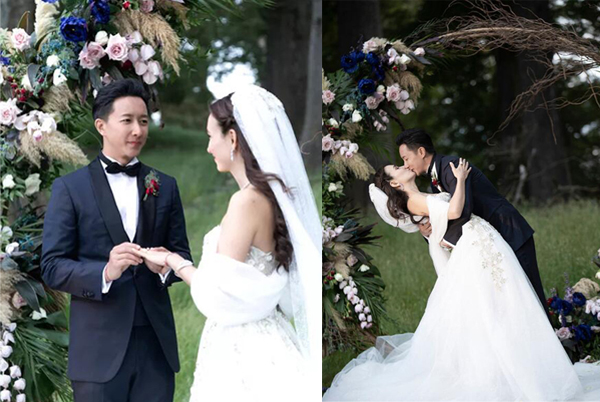 韓庚盧靖姍低調的新西蘭“森林”婚禮，自然又有趣！  第1張