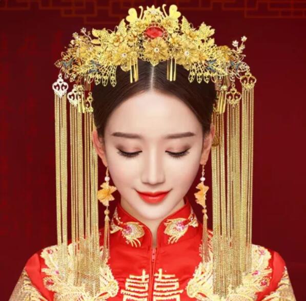 2020驚艷的10款中式新娘發型推薦，每一款都好喜歡  第12張