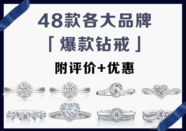 48款各大品牌人氣爆款婚戒鉆戒推薦，附評價  第1張