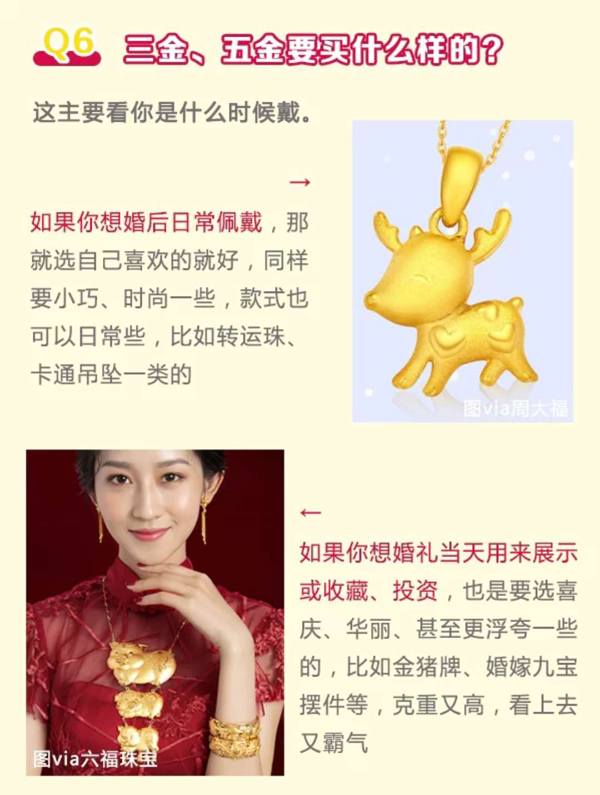  結(jié)婚彩禮三金五金全攻略！看這1篇就全懂了！  第5張