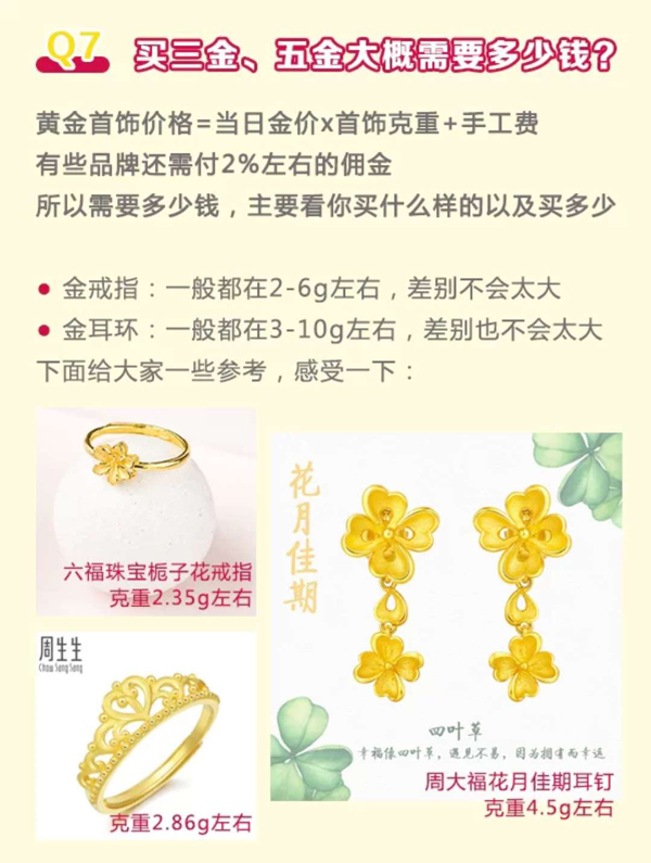  結(jié)婚彩禮三金五金全攻略！看這1篇就全懂了！  第7張