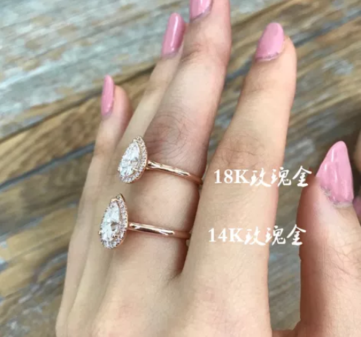 14k金和18k玫瑰金哪個(gè)好？藏在玫瑰金里的秘密大公開！  第5張