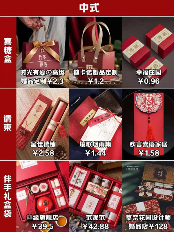  8種喜糖盒請柬伴手禮搭配方案，照著買就行  第7張