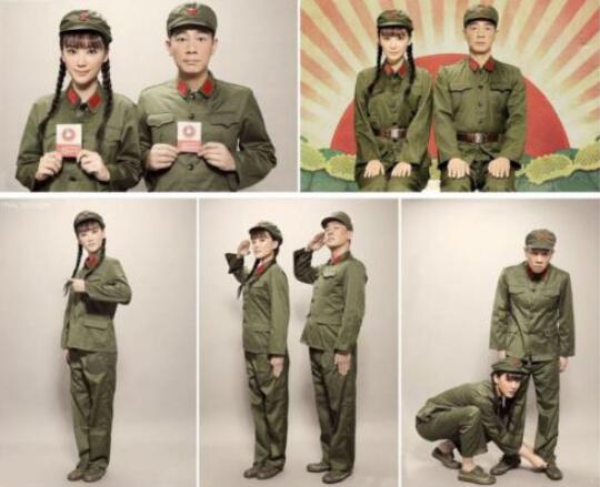 軍裝婚紗照怎么拍好看？軍人結(jié)婚照?qǐng)D片大全   第1張
