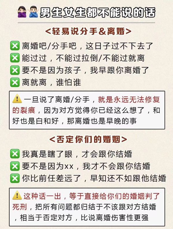 情侶夫妻最傷人的9句話，吵架時千萬別說！  第6張
