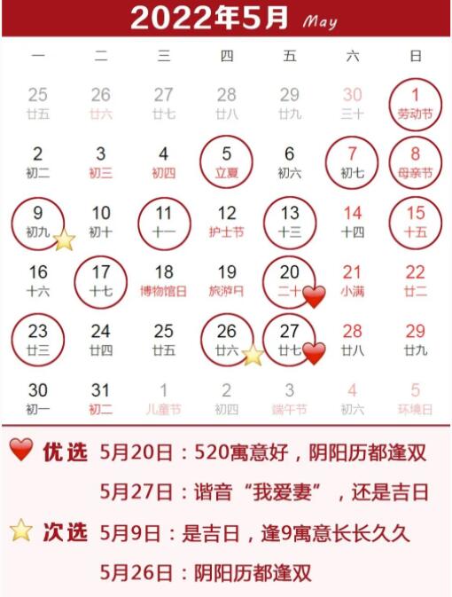 2022上半年結婚領證吉日公布，這3天需要預約  第6張