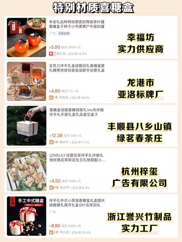 40個(gè)網(wǎng)紅爆款喜糖盒，好看又高級(jí)！  第8張